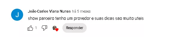 Depoimento de aluno